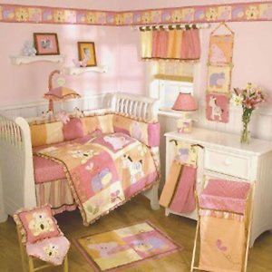 Tropical Punch 4 Piece Crib Bedding Set Pink Baby Girls by Cocalo
