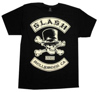 Slash Hollywood Guns N Roses Rock Band Adult T Shirt Tee