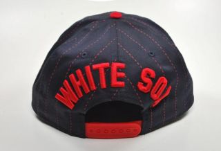 New Era Hat 9Fifty MLB Chicago White Sox Snapback Coop PINSNAP2 Navy Red White