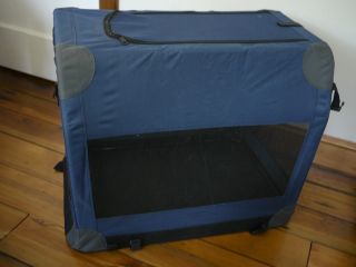 Guardian Gear Collapsible Travel Dog Crate Large Soft Side Kennel 21"x24" X18"