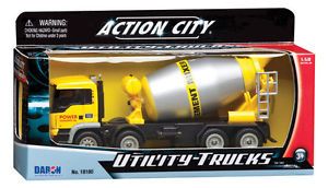 Action City Cement Mixer Utility Truck Scale 1 50