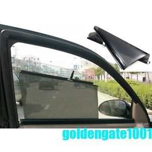 125cmx50cm Handy Block Stick Car Window Sun Shield Visor Windshield Shade Black