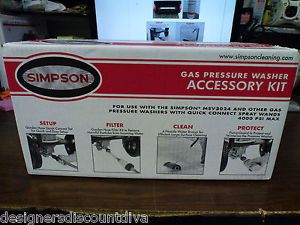 Brand New Simpson Gas Pressure Washer Accessory Kit 