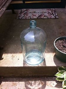 Vintage 5 Gallon Heavy Glass Carboy Water Bottle Jug Dated 1929 156