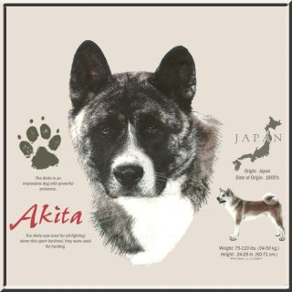 Akita Country of Origin Dog Breed T Shirt s M L XL 2X 3X 4X 5X 14 Colors New
