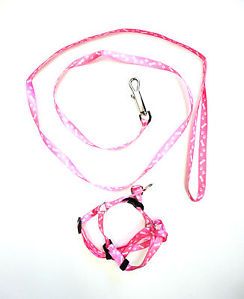 Small Dog Harnesses N Dog Leash Step in Dog Harness Pet Collar Accessories Pink