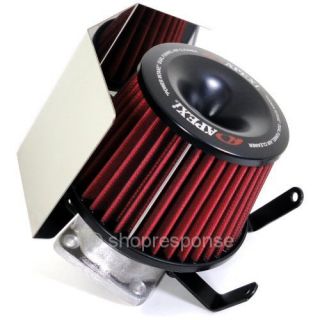 APEXI Power Intake Dual Funnel Air Cleaner Filter 03 07 Lancer EVO 7 8 9 JDM New