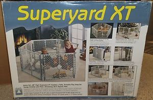 North States Superyard XT Baby Gate Play Yard 18 5 Sq ft Dog Pen