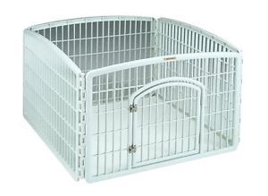 Whelping Pen Dog Cat Portable Cage Pet Exercise Heavy Play Fence Playpen Gate