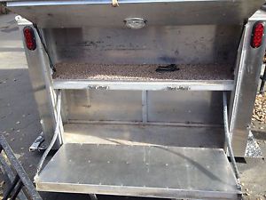 Dog Kennel for 6 Dogs with Storage for Flat Bed Truck or Trailer