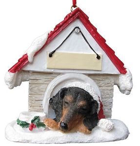 Wholesale Lot of 14 New Assorted Dog Breed Dog House Christmas Ornaments