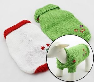 Pet Clothes Wholesale Winter Dog Sweaters High Quality Embroidery Hand Knitted
