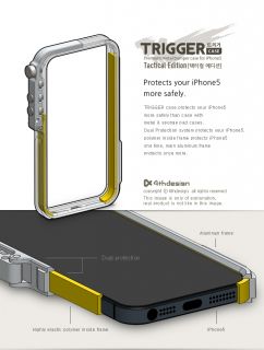 New Amazing Trigger Aluminum Metal Bumper Cases Cover for iPhone 5
