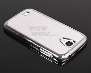 Luxury Brushed Aluminum Metal Chrome Hard Case for Samsung Galaxy S4 I9500