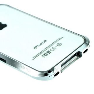 Sliver Luxury Aluminum Metal Frame Bumper Case Cover for iPhone 4 4S 4GS