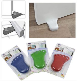 Cute Foot Shape Finger Safety Door Stopper Protector