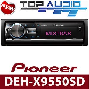 New 2013 Pioneer DEH X9550SD Dual USB Car CD SD iPod iPhone Audio Stereo Player