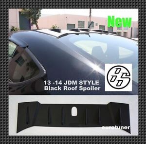 2013 GT86 BRZ FRS Fr s JDM Style ABS Plastic Black Roof Spoiler Antennas Type 1