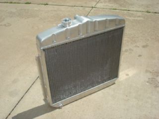 1957 Chevy "Griffin 6 557AG AAX" Aluminum Radiator 6 Six Cylinder Position