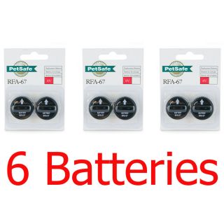 6 PetSafe RFA 67 Replacement Batteries for Wireless Dog Collar 6V New 3 Packs