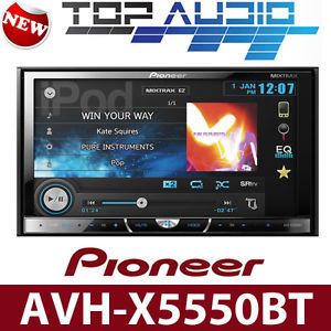 Pioneer AVH X5550BT Car DVD Bluetooth 7" Monitor Audio Stereo Player New