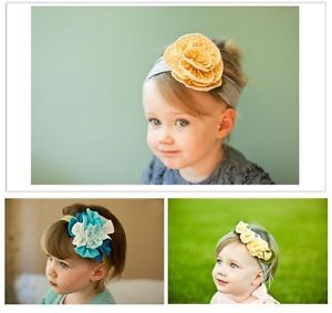 Baby Infant Headband Flower Clothing Accessories Toddler Children Hair Girls