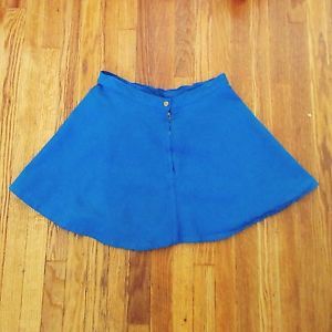 American Apparel Blue Denim Circle Skirt