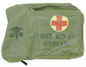 WWII Aircraft First Aid Kit Mint with Contents