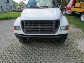 2000 Ford F 650 Super Duty Diesel 7 3 Flatbed Used