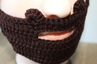 Handmade Knit Warm Beard Beanie Mustache Mask Face Warmer Ski Winter Hat Cap