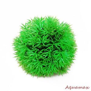 Realistic Decorative Aquarium Fish Tank Ornament Plastic Plant Green Moss Ball