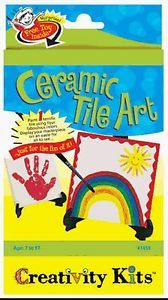 Creativity Kits Ceramic Tile Art Kids Craft Kit Creativity for Kids