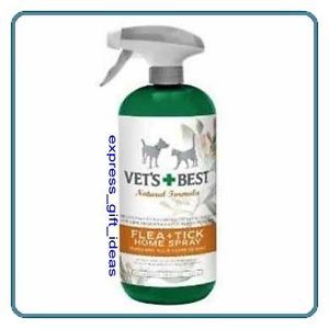New VETS Best Flea Tick Killer for Dogs Home Spray 32 oz Kills Mosquitoes To