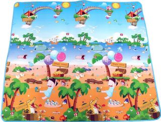 Double Thickening Children Care Play Mat Baby Environmental Crawling Mat K1380