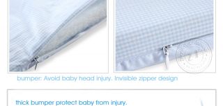 6 Pcs Cute Lovely Baby Nursery Crib Bedding Girl Boy Removable Washable Hot Sell