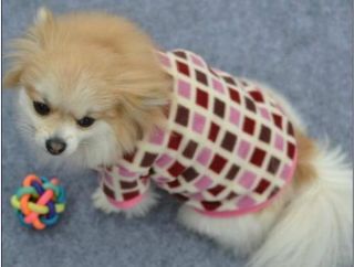 Pet Dog Cat T Shirt Fleece Clothes Puppy Rabbit Jacket Coat Apparel Fancy Dress