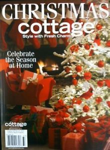 Christmas Cottage 2013 14 Living Quilting Country Flea Market Style DIY