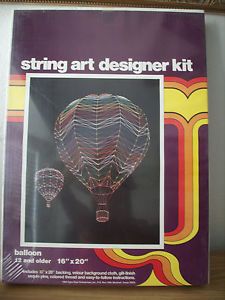 1983 Open Door Enterprises Balloon String Art Designer Kit Factory SEALED