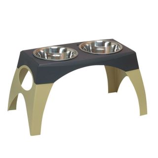 Bergan Elevated Double Bowl Feeder x Large Dog Food Water Pet Feed Kitchen