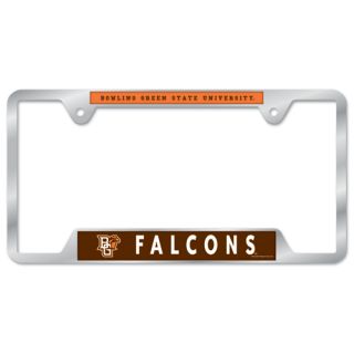 Bowling Green State University License Plate Frame Heavy Chrome Metal
