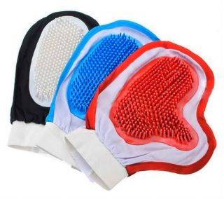 Pet Hair Removal Glove Fur Removal Mitt Dog Cat Essential Grooming Scrubbing