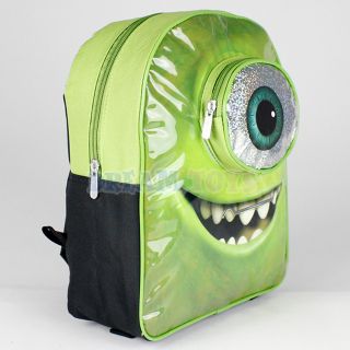 Disney Monsters University Backpack 12" Small Mike Wazowski Boys Girls Book Bag