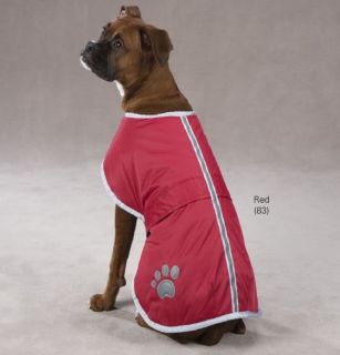 Reversible Blanket Dog Coat Jacket Reflective Rain Noreaster Pet Waterproof
