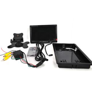 7" TFT Color LCD Car Rearview DVD VCR Backup Camera Display Monitor IR Remote
