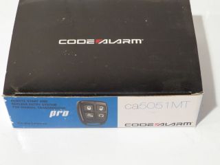 Audiovox Code Alarm CA5051MT Remote Start with Keyless Entry Manual Transmission