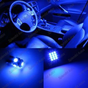 Ultra Blue Nissan Rogue Interior LED Package Deal 2008 and Up 6 Pieces 178