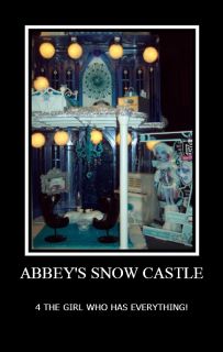New Monster High Lot OOAK Abbey Bominable Castle Custom House Furniture Abby Pet