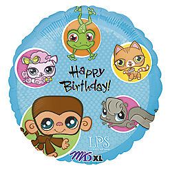 Littlest Pet Shop Happy Birthday Party Balloon Foil