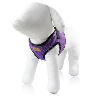 13" 27" Girth Best Dog Harness Soft Mesh Vest Collar Small Medium Large