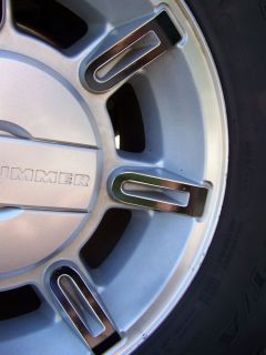 Hummer H2 Factory Wheel Rim Accent Decals Choose Color to Match Your H2